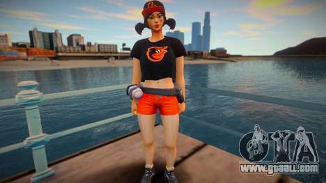 Fortnite - Fastball Fashion Casual V2 Orioles Ba for GTA San Andreas