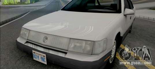 Mercury Sable GS 1989 Lowpoly