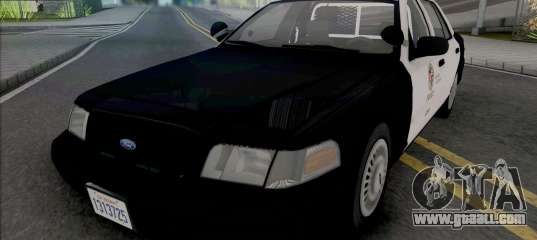 Ford Crown Victoria 1999 CVPI LAPD v2