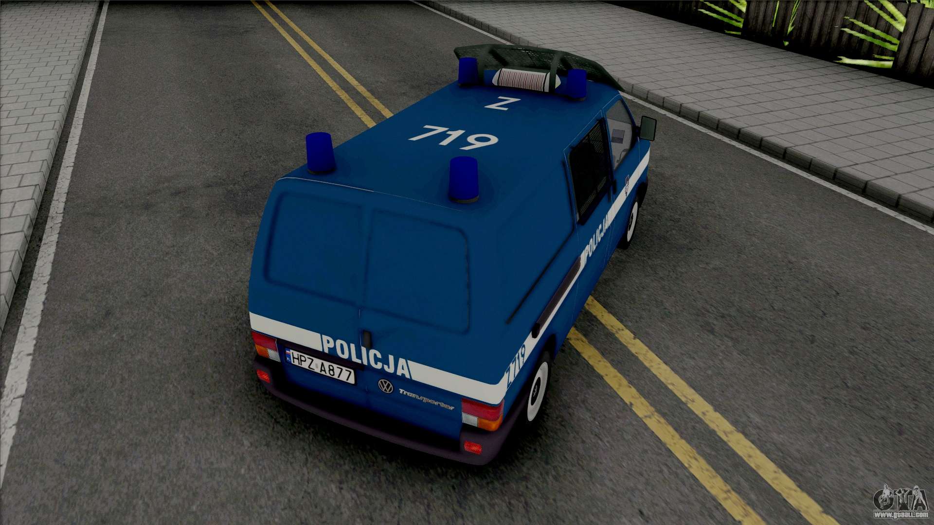 Volkswagen Transporter (T4) Policja KSP for GTA San Andreas