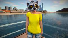 Girl raccoon from GTA Online for GTA San Andreas