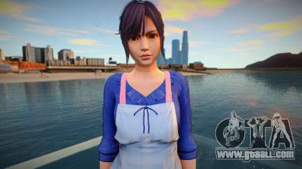 DOAXVV Nagisa - Steaming Apron for GTA San Andreas