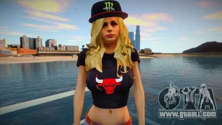 Girl Chicago Bulls for GTA San Andreas