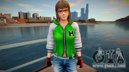 Dead Or Alive 5 - Hitomi (Costume 2) v5 for GTA San Andreas