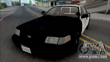 Ford Crown Victoria 1999 CVPI LAPD for GTA San Andreas
