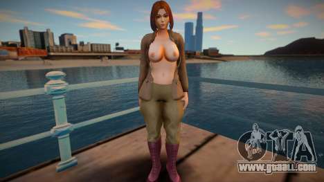 KOF Soldier Girl Different - Topless 1 for GTA San Andreas