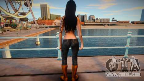 Skyrim Monki Adventurer - Topless 3 for GTA San Andreas