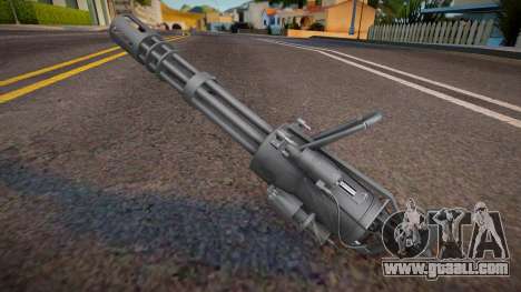Remastered minigun for GTA San Andreas