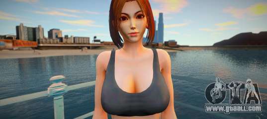 KOF Soldier Girl - RED Brown hair 1