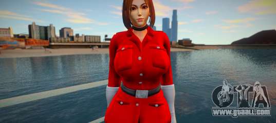 KOF Soldier Girl - RED Brown hair 3