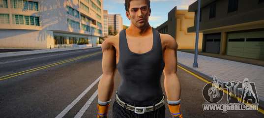 Brad Burns with Tank and Suit Pants 1