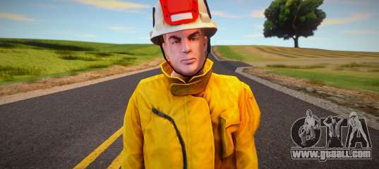 Fire brigade worker