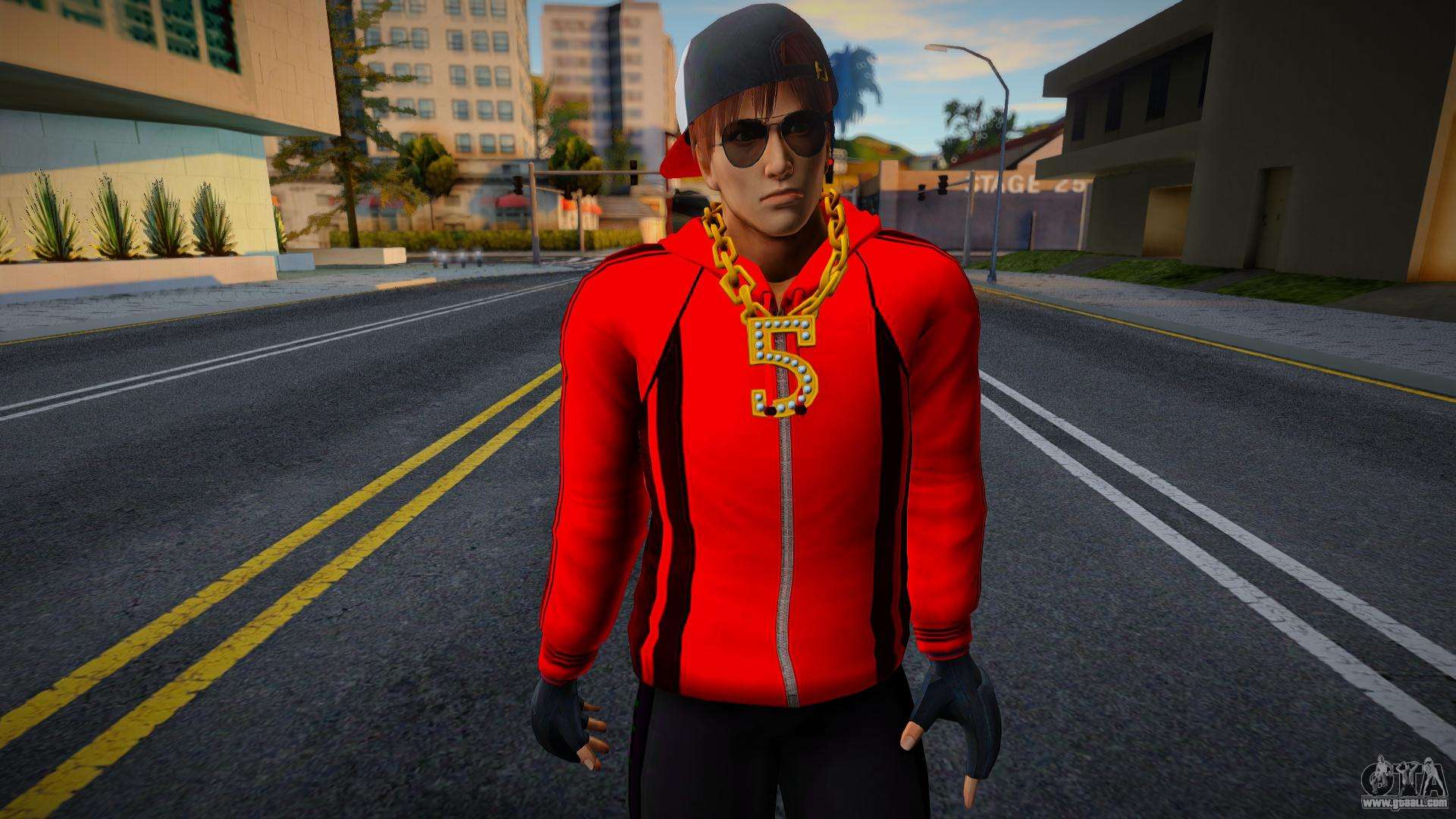 Download DJ Alok from Garena Free Fire for GTA San Andreas