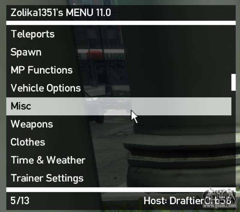 Download Mod menu / In-game trainer for GTA 3