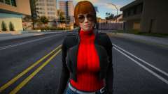 DOA Kasumi Asianed Red Jacket v1 for GTA San Andreas