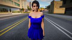 Momiji Casual v6 (Blue Dress) for GTA San Andreas