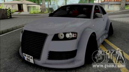 Audi A3 Heavy Tuning for GTA San Andreas