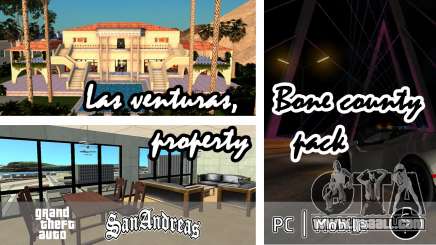 Las venturas, Bone county property pack for GTA San Andreas