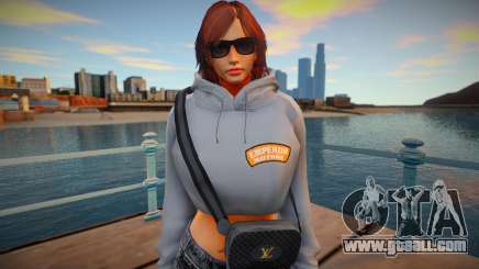 Katarina Alves Casual V1 DLC Los Santos Tuners 3 for GTA San Andreas