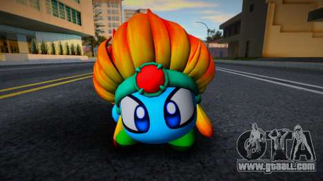 Burning Leo From Kirby Star Allies (blue) for GTA San Andreas