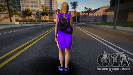 Tina Armstrong Fashion Lakers Ourstorys Jersey 3 for GTA San Andreas