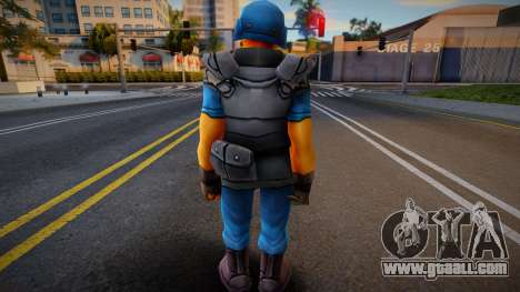 Toon Soldiers (Blue) for GTA San Andreas
