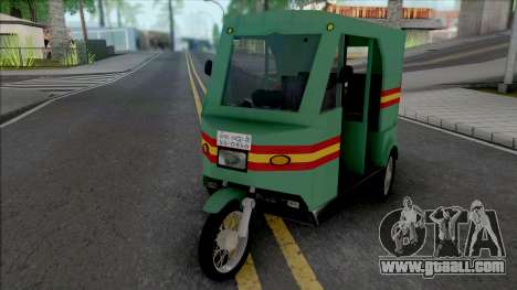 Honda CD80 Mishuk Rickshaw [IVF] for GTA San Andreas