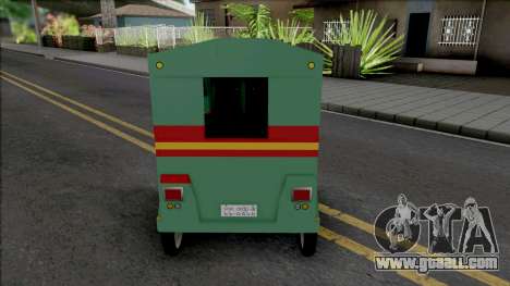 Honda CD80 Mishuk Rickshaw [IVF] for GTA San Andreas