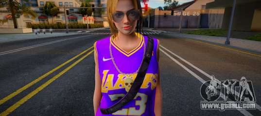 Tina Armstrong Fashion Lakers Ourstorys Jersey 3