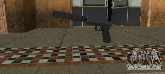 Glock 17 Silenced for GTA Vice City
