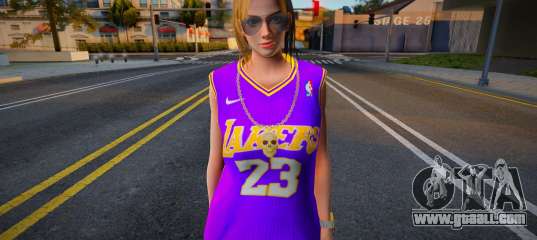 Tina Armstrong Fashion Lakers Ourstorys Jersey 2