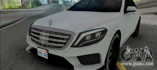Mercedes-Benz S-Class AMG 2014 Lowpoly