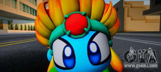 Burning Leo From Kirby Star Allies (blue)