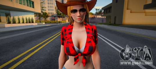 DOA Tina Armstrong Vegas Cow Girl Outfit Count 2