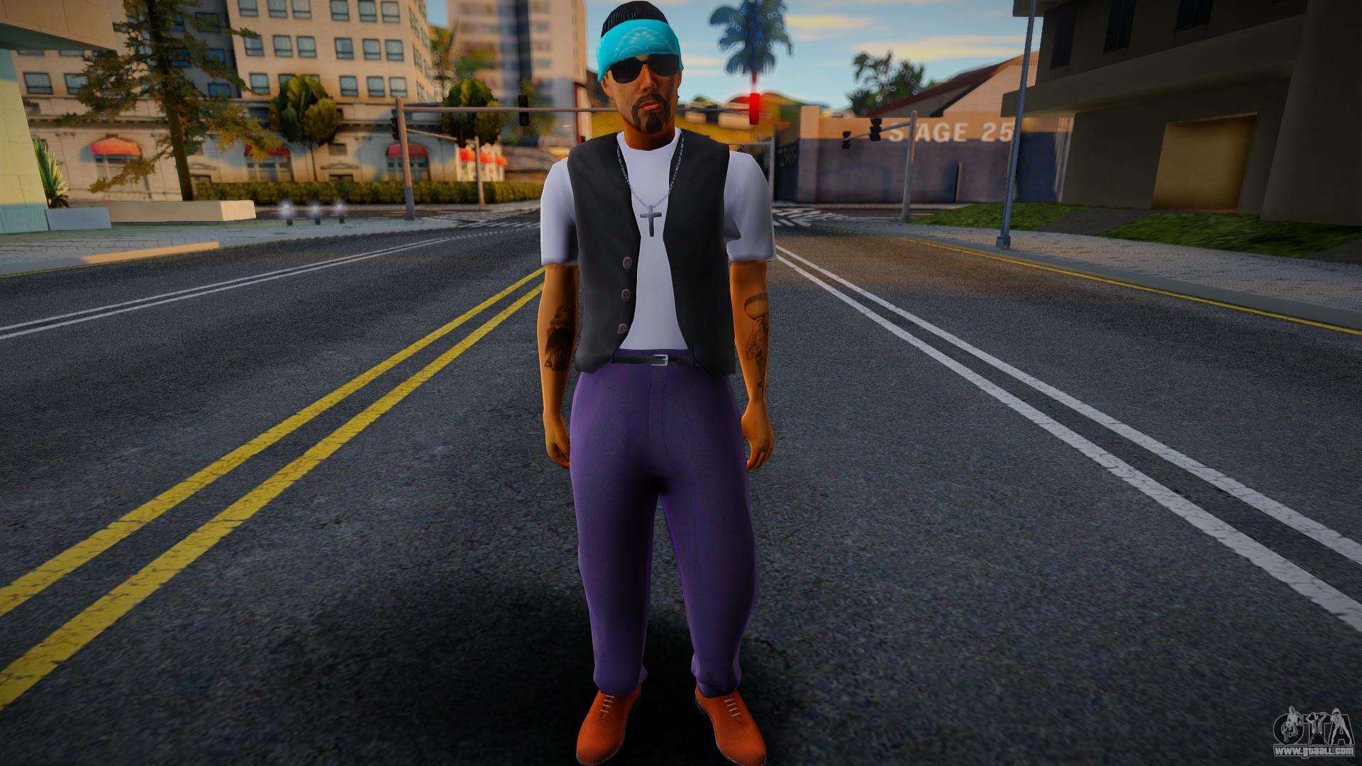 GTA San Andreas San Fierro Rifa Tags Restored For Mobile Mod