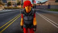 Toon Soldiers (Red) for GTA San Andreas