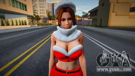 Mai Shiranui Berry Burberry Christmas Special 2 for GTA San Andreas