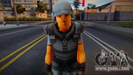 Toon Soldiers (White) for GTA San Andreas