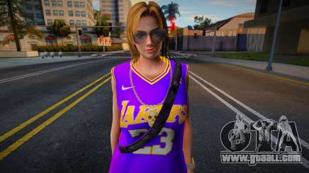 Tina Armstrong Fashion Lakers Ourstorys Jersey 3 for GTA San Andreas