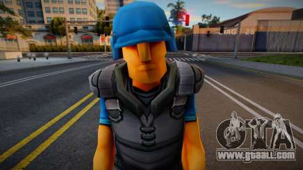 Toon Soldiers (Blue) for GTA San Andreas