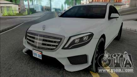 Mercedes-Benz S-Class AMG 2014 Lowpoly for GTA San Andreas