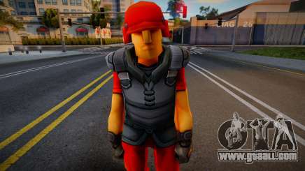 Toon Soldiers (Red) for GTA San Andreas