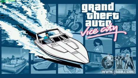 Loading screens from art for GTA Vice City