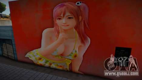 Honoka Mural for GTA San Andreas