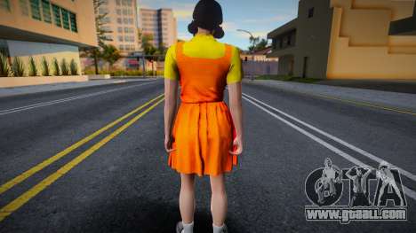 Female Custom Giant Doll Dress Round6 Squid Game for GTA San Andreas