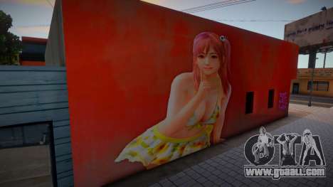 Honoka Mural for GTA San Andreas
