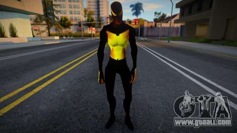 Spiderman Web Of Shadows - Black Fire Suit for GTA San Andreas