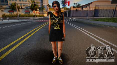 Lara Croft Fashion Casual - Los Angeles Lakers 3 for GTA San Andreas
