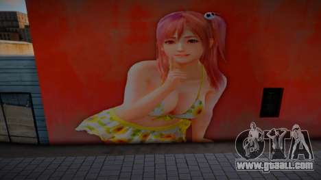 Honoka Mural for GTA San Andreas