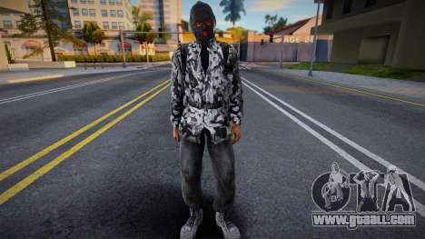 Member of the X7 group in a leather jacket from  for GTA San Andreas